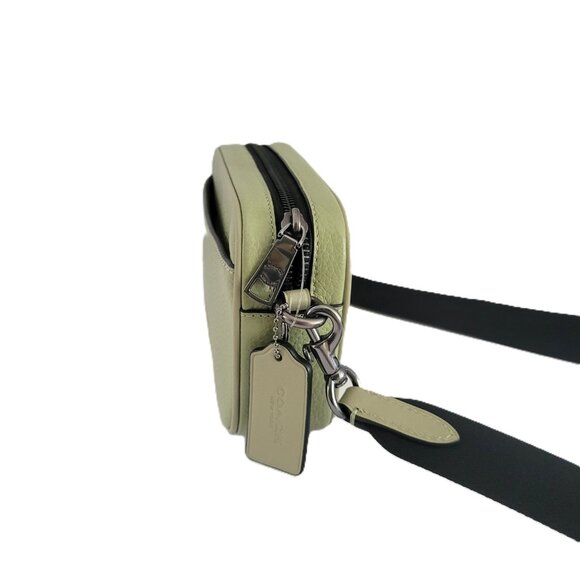 Coach CR179 Jayden Crossbody Pebbled Leather Bag Pistachio - Picture 3 of 7